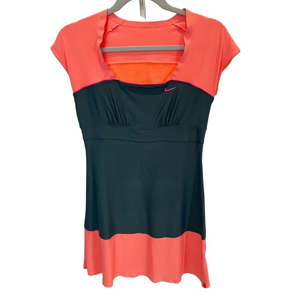 Nike Serena Williams 2009 French Open Tennis Dress Orange & Gray - Size‎ Medium
